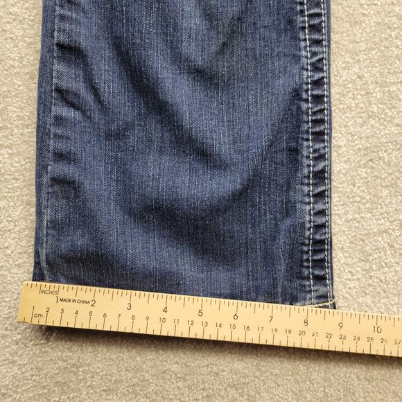 Ariat Real Denim Women’s Jeans 29R Vintage Blue Flare Bootcut Western Style - Picture 8 of 12